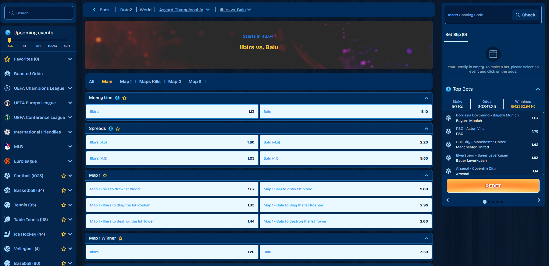 Dudespin Dota 2 Wettmärkte für The International