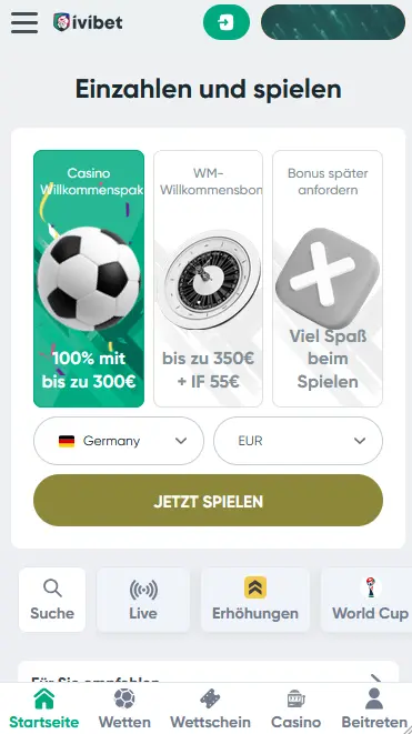 Ivibet App für Esports-Wetten unterwegs
