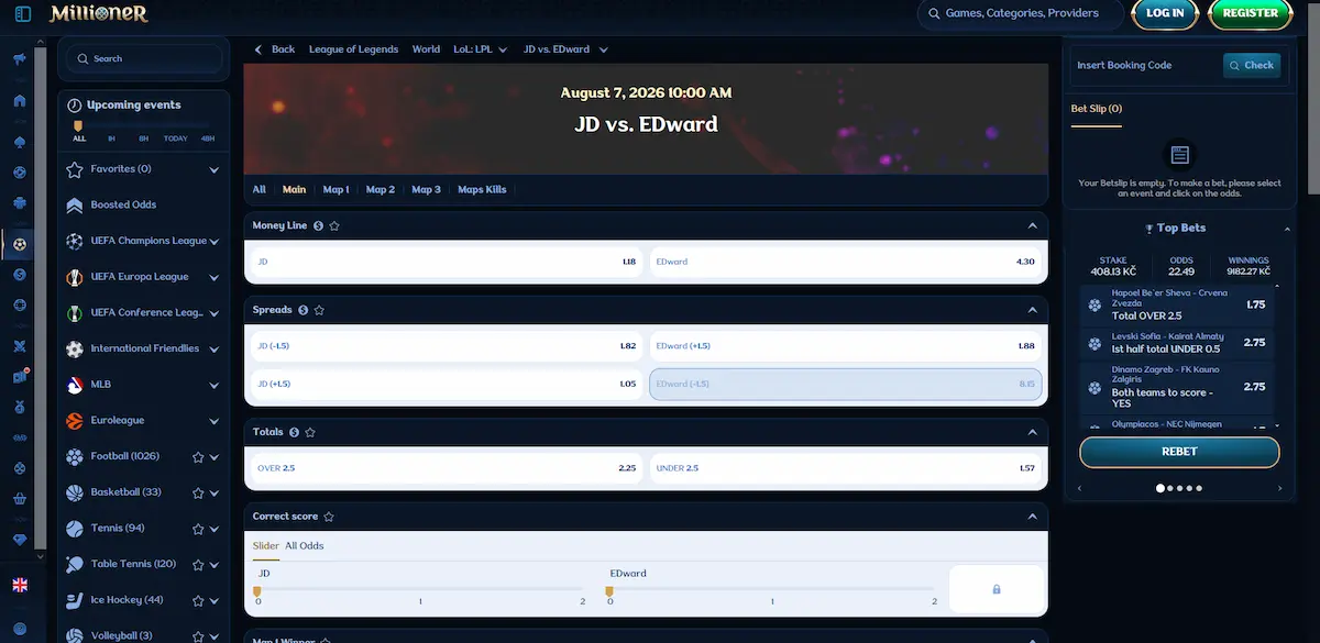 Millioner League of Legends Quoten für LEC und Worlds